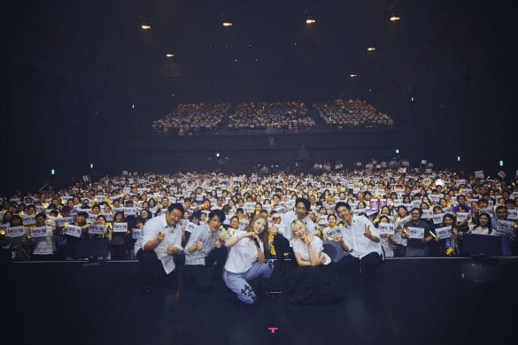 Jeffrey di barisan depan konser BoA Jepang 2026, foto bersama BoA the LIVE Osaka